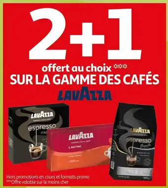 Auchan Lavazza bon plan sur la gamme des produits de la marque lavazza offre