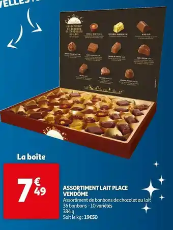 Auchan Vendôme assortiment lait place offre