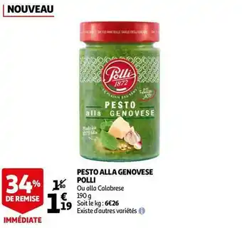 Auchan Polli pesto alla genovese offre