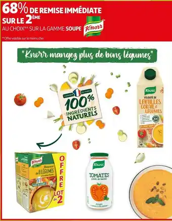 Knorr bon plan sur la gamme soupe knorr