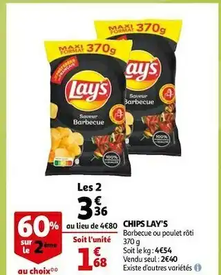 Auchan Lay's chips offre