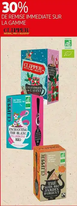 Auchan Clipper bon plan sur la gamme de la marque clipper offre