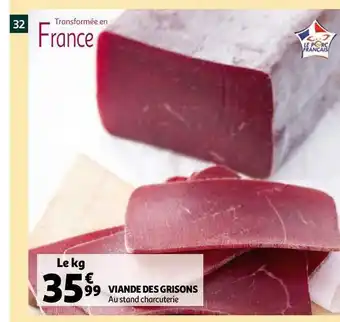 Auchan Viande des grisons offre
