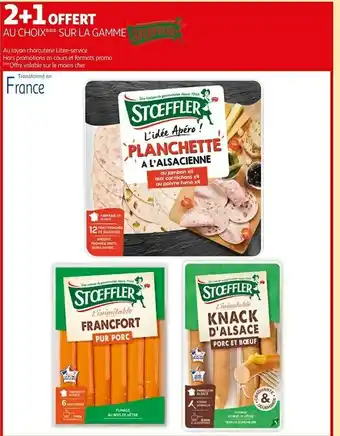 Auchan Stoeffler bon plan sur la gamme de la marque stoeffler offre