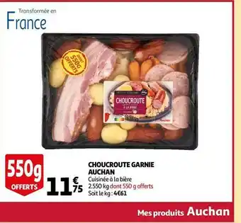 Auchan Auchan choucroute garnie offre