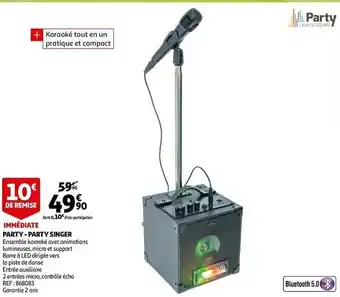 Auchan Party - party singer offre