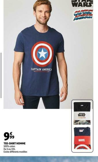 Auchan Tee-shirt homme offre