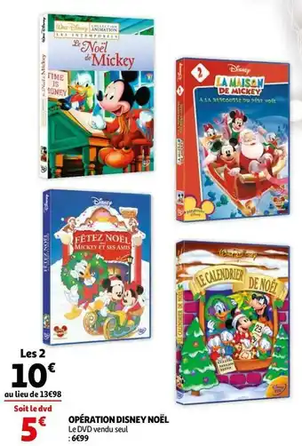 Auchan Opération disney noël offre
