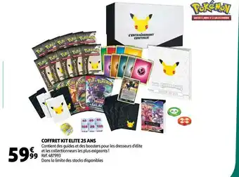 Auchan Coffret kit elite 25 ans offre