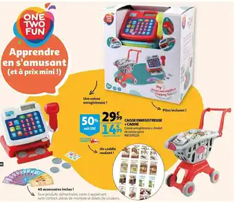 Auchan Caisse enregistreuse + caddie offre