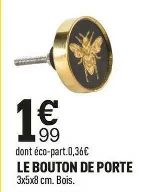 Le bouton de porte