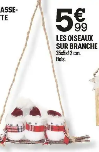 Les oiseaux sur branche