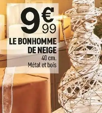 Centrakor Le bonhomme de neige offre