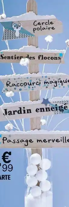 Centrakor La pancarte en bois offre