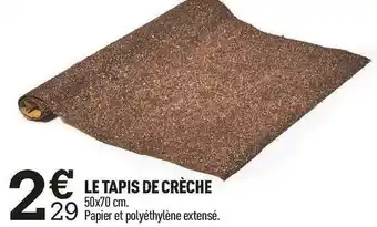 Centrakor Le tapis de crèche offre