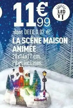 La scène maison animée