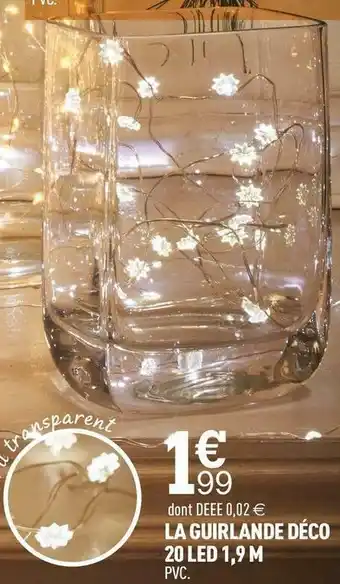 Centrakor La guirlande déco 20 led offre