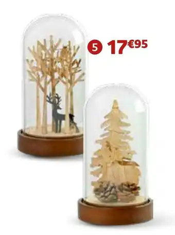 Cloche “scène de forêt”