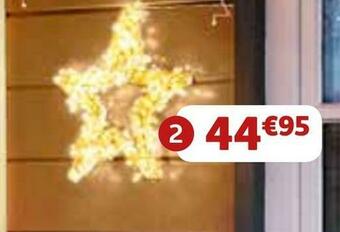 Jardiland Étoile lumineuse offre