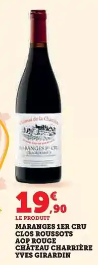 Intermarché Baron de lestac - aop bordeaux rouge offre