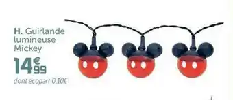 Gifi Guirlande Lumineuse Mickey offre