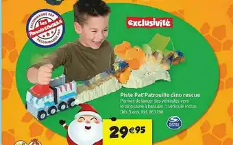 La Grande Récré Piste Pat'patrouille Dino Rescue Spin Master offre