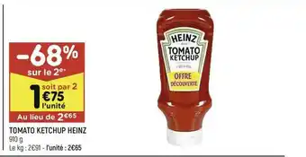 Leader Price Tomato Ketchup Heinz offre