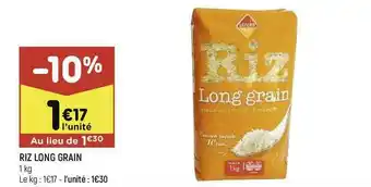 Leader Price Riz Long Grain offre