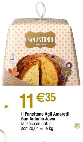 II pannettone agli amaretti san antonio jowa