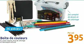 Action Boîte de couleurs offre