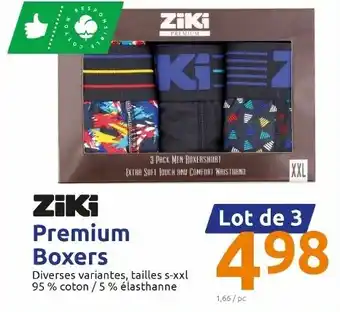 Action Premium boxers offre