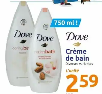 Action Crème de bain offre
