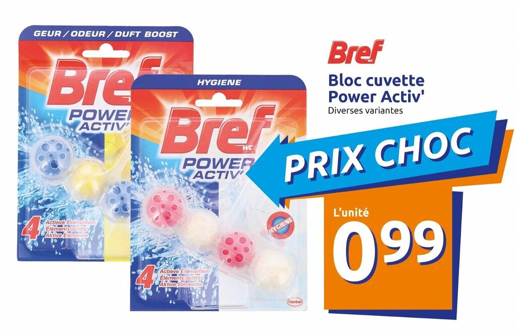 Promo Bloc cuvette power activ chez Action