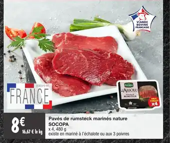 Migros Pavés de rumsteck marinés nature SOCOPA offre