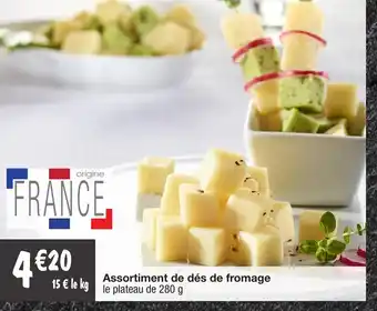 Migros Assortiment de dés de fromage offre