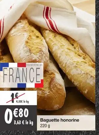 Migros Baguette honorine offre