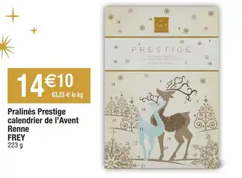 Migros Pralinés prestige calendrier de l'avent renne offre