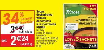 Migros Soupe déshydratée velours de tomates offre