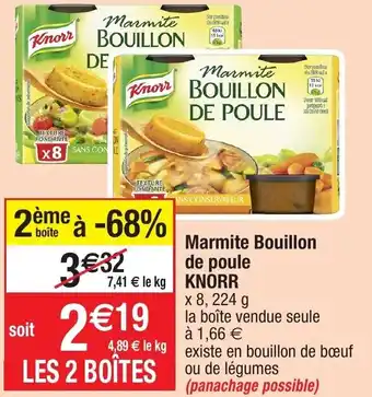 Migros Marmite bouillon de poule KNORR offre