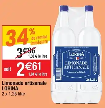 Migros Limonade artisanale LORINA offre