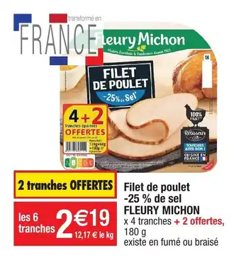 Migros Filet de poulet offre