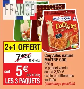 Coq'ailes nature