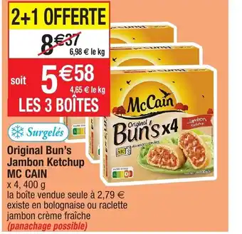 Migros Original Bun's Jambon Ketchup offre