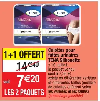 Culottes pour fuites urinaire Tena Silhouette