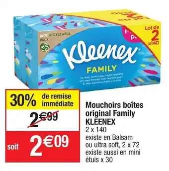 Migros Mouchoirs boîtes original Family offre