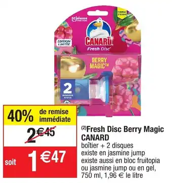 Migros Fresh Disc Berry Magic Canard offre