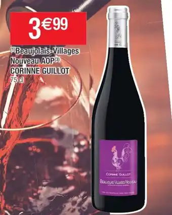 Cora x Carrefour Beaujolais-Villages Nouveau AOP offre