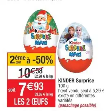 Cora x Carrefour Kinder Surprise offre