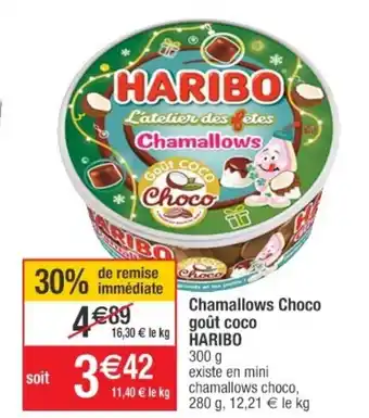 Cora x Carrefour Chamallows Choco Goût Coco offre