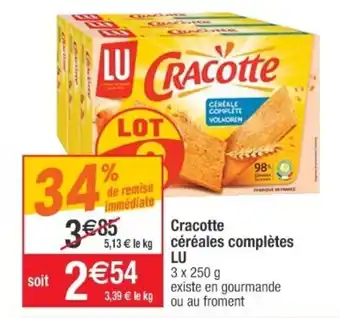 Cracotte Céréales ComplÚtes